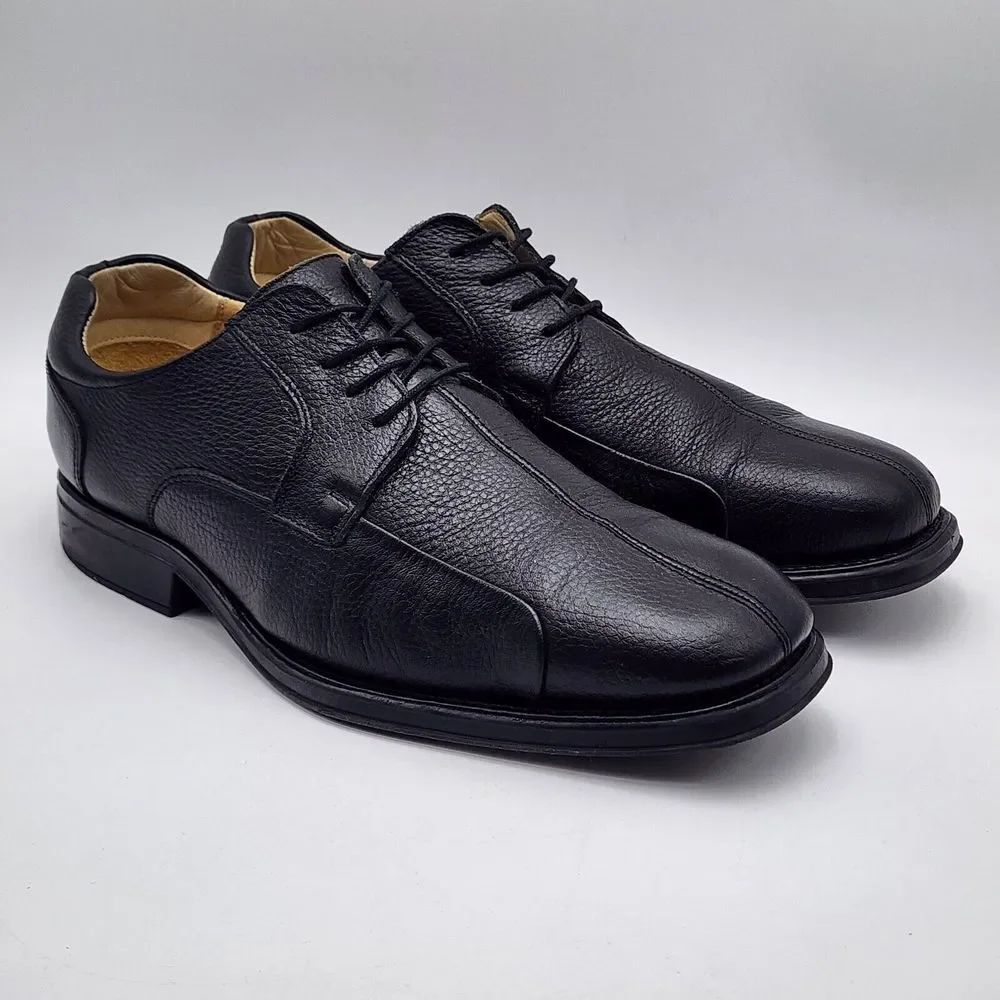 Studio Belvedere Bay Bridge Dress Shoes Black Leather Oxford Mens‎ 13 EEE